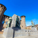 Il monumento al Duca d’Aosta, in piazza Castello